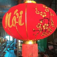 Đèn Lồng Vải Nhung Treo Tết Lễ Hội, Trung Thu Size  80cm(sẵn hàng)