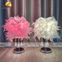 Đèn Lông Vũ, Đèn Ngủ Để Bàn Cực Sang Chảnh (Sẵn đủ màu)
