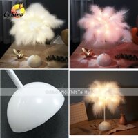 Đèn lông vũ mini trang trí phòng ngủ, trang trí tiệc cưới lãng mạn ( Đủ Màu)