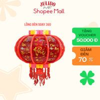 Đèn Lồng xoay 360 CHỮ VIỆT đèn hội an xoay 360 đèn kéo quân cầu điện Xoay Chữ Việt Trang Trí