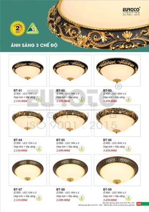 Đèn mâm áp trần BT-99