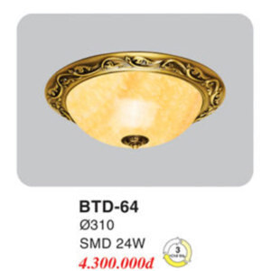 Đèn mâm áp trần BTD-64