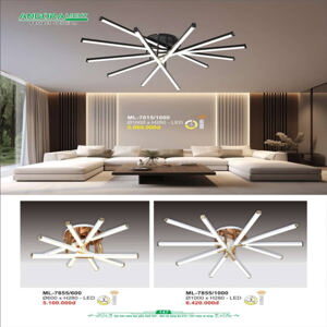 Đèn mâm áp trần led ML7015/600