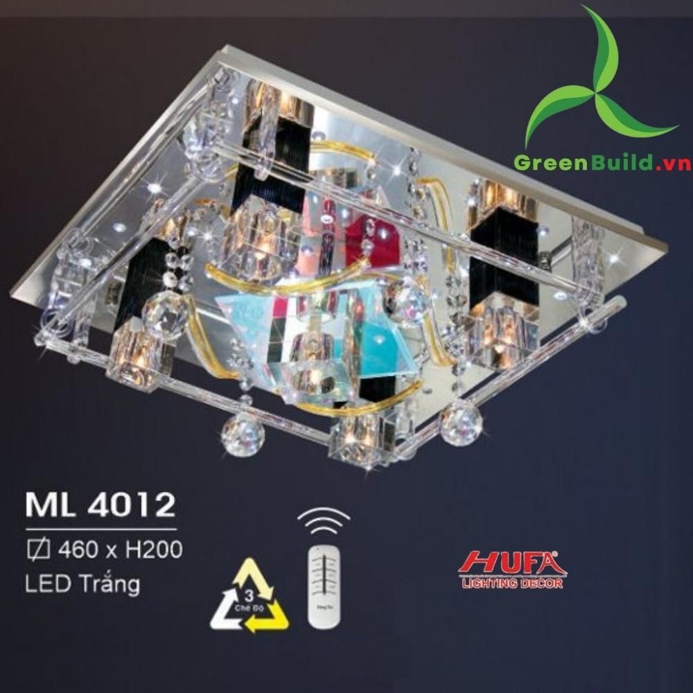Đèn mâm áp trần led vuông ML4012