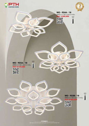 Đèn mâm áp trần MO 923A-18