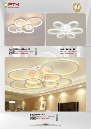 Đèn mâm áp trần MO-943A-18