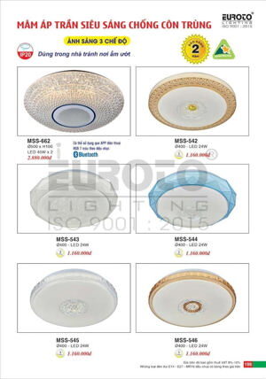 Đèn mâm áp trần MSS 543