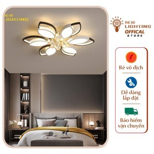 Đèn mâm hiện đại hoa kép 2052