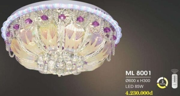 Đèn mâm led ML 8001/600