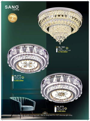 Đèn mâm Led ML-8179