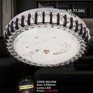 Đèn mâm led ốp trần trang trí 803/500 actbonus