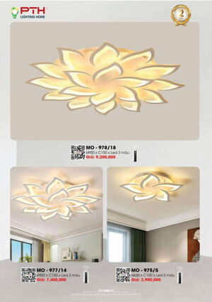 Đèn mâm ốp trần hiện đại MO-975/5