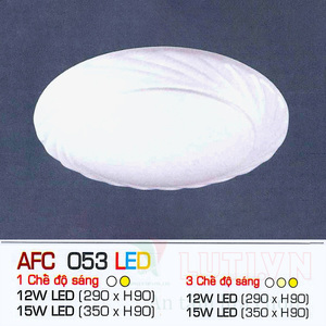 Đèn mâm ốp trần led Anfaco AFC-053-15W-3CĐ