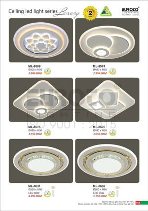 Đèn mâm ốp trần ML-8631