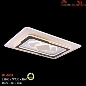 Đèn mâm ốp trần ML8610