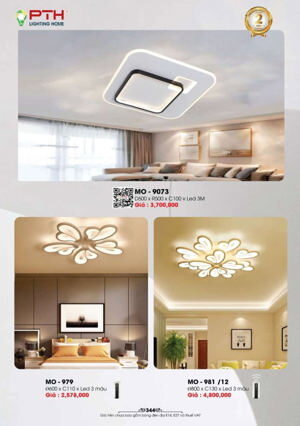 Đèn mâm ốp trần MO 979/5