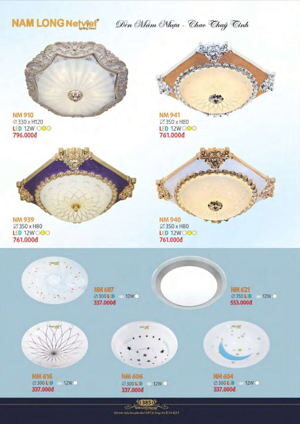 Đèn mâm ốp trần Nm 939