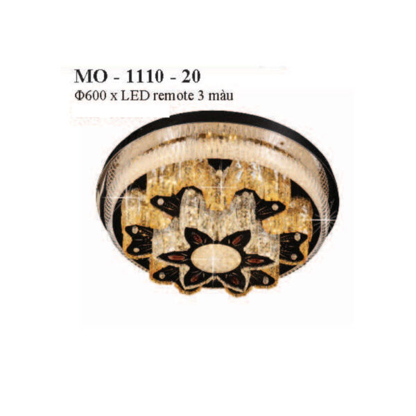 Đèn mâm ốp trần pha lê MO-1110-20