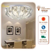 Đèn Mâm Ốp Trần Trang Trí Phòng Khách Phòng Ngủ THỦ ĐÔ LIGHTING Phale Trắng 50174 Điều Khiển Từ Xa Bảo Hành 12 Tháng