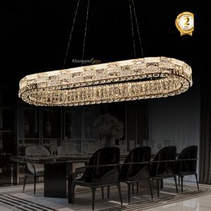 Đèn mâm pha lê 8808
