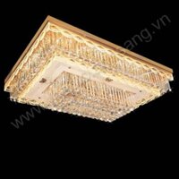 Đèn mâm pha lê LED chữ nhật L1000xW700mm DR8-C9156C