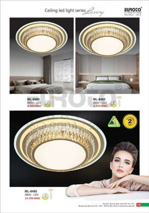 Đèn mâm pha lê ML-8483