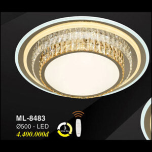 Đèn mâm pha lê ML-8483