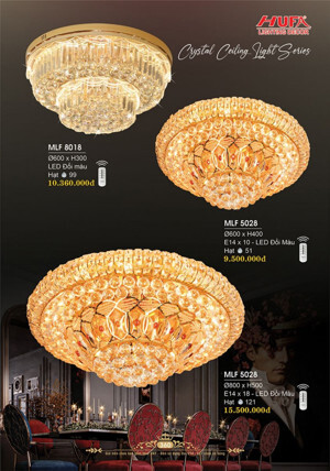 Đèn mâm pha lê MLF 8018