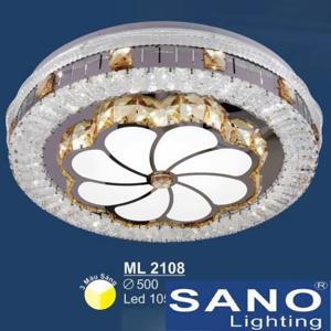 Đèn mâm pha lê Sano ML 2108