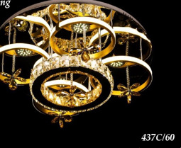 Đèn Mâm Pha Lê Tròn 437C-6