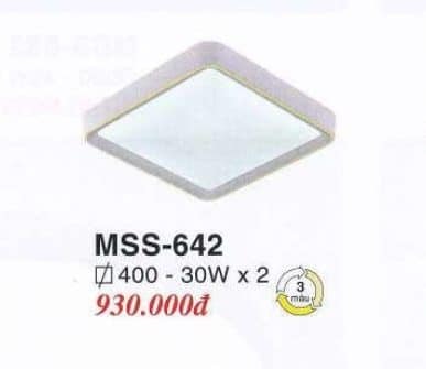 Đèn mâm vuông led MSS-642