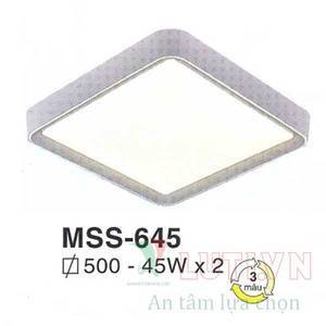 Đèn mâm vuông led MSS-645