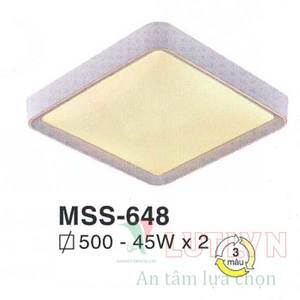 Đèn mâm vuông led MSS-648