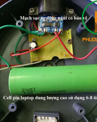 Đèn măng sông sạc năng lượng mặt trời phiên bản cao cấp thời gian sử dụng liên tục 6 đến 8 tiếng