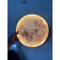 Đèn mặt trăng Moonlight 33 cm mầu nắng