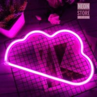 Đèn 𝐍𝐞𝐨𝐧 Mây Mây trang trí decor không gian, đèn ngủ (TẶNG NGAY mạch điều khiển tích hợp)