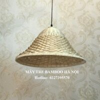Đèn Mây Tre Đan Nón