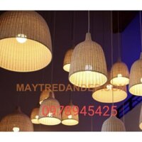 Đèn mây tre đèn tre thả trần DMT006