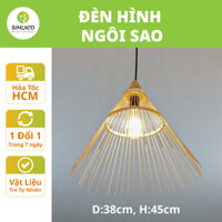 Đèn Mây Tre Thả Trần Simlaco Nón Lá