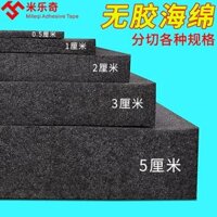 Đen Mềm Túi Vật liệu xốp Số lượng Bộ đồ trà lót Bao bì chống sốc Đóng gói thấp Mật độ cao Độ hấp thụ nước mỏng khối bọt có thể được cắt vào sửa chữa Vật liệu hấp thụ âm thanh Tấm xốp ottile dày