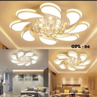 Đèn mica ốp trần mâm mica ốp trần Đèn mâm mica led