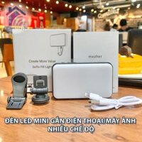 Đèn Mini Cầm Tay Có Thể Sạc Lại 3 Chế Độ Có Thể Điều Chỉnh Độ Sáng Kẹp Trên, Thích Hợp Cho Điện Thoại Di Động, chân quay