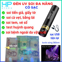 Đèn mini cầm tay soi tiền giả, giấy tờ, cà vẹt, bằng lái xe, tem, vé số bằng tia cực tím, nhỏ gọn