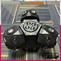 Đèn Moving 3 Đầu 18 Mắt 4IN1 (Led, Laser, Chớp, Gobo) New 2024 – Đèn Sân Khấu, Phòng Bay, Karaoke, Bar, Lounge…