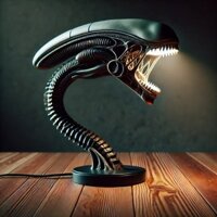Đèn MYNA ALIEN LAMPS, đèn hình sinh vật ngoài hành tinh, giá đỡ đèn, sản phẩm chiếu sáng trang trí cho phòng ngủ.