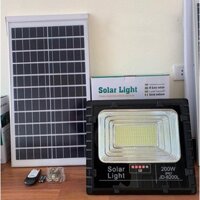 Đèn năng lượng 200w  - Đèn thương hiệu JD Jindian chính hãng - Sạc đa năng - Remote điều khiển