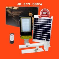 Đèn năng lượng mặt trời 100W JINDIAN JD-399, 96 chip led SMD 3030, vỏ nhôm, kính cường lực, ánh sáng trắng, kt 50x21