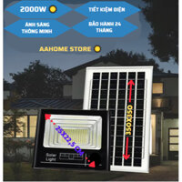 ĐÈN NĂNG LƯỢNG MẶT TRỜI 2000w CHỐNG NƯỚC IP68 KHÔNG TỐN ĐIỆN BẢO HÀNH 12 THÁNG