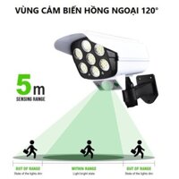 Đèn Năng Lượng Mặt Trời ⚡️ Đèn Giả Camera Chống Trộm Có Điều Khiển Cảm Biến