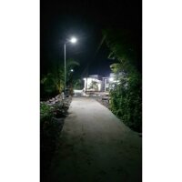 ĐÈN NĂNG LƯỢNG MẶT TRỜI BÀN CHẢI 500W - TẤM PIN RỜI- PIN TRÂU- SÁNG LÂU